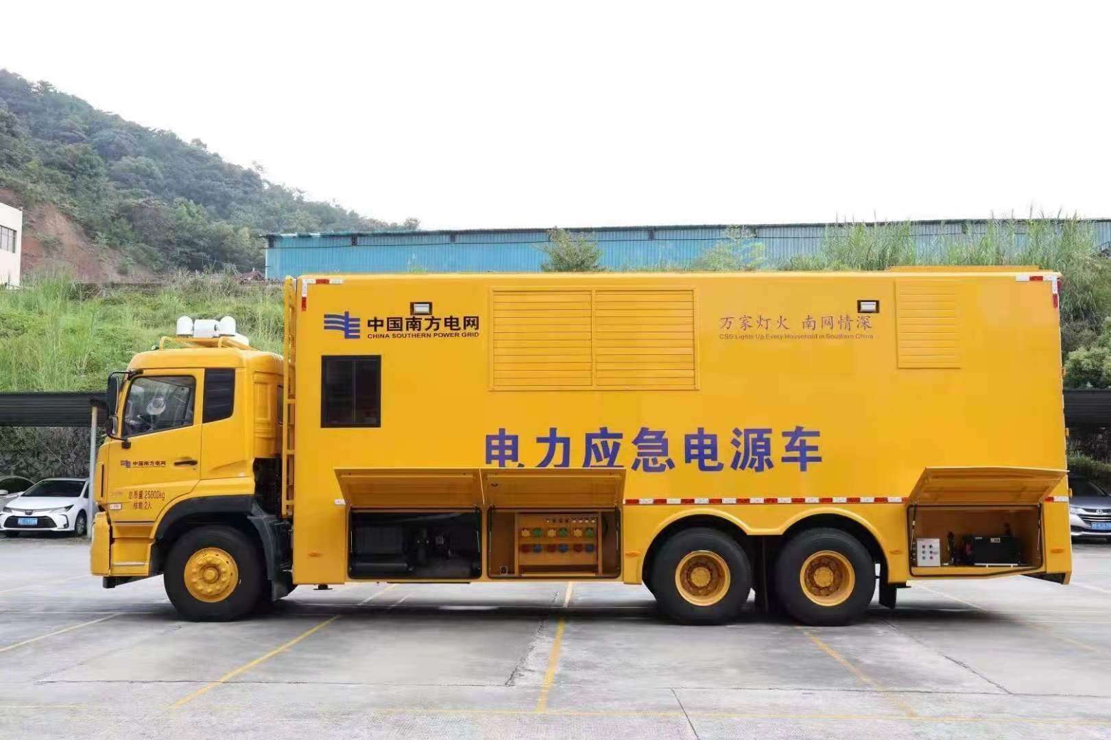 麒麟安康大型柴油发电机发电车UPS电源出租租赁